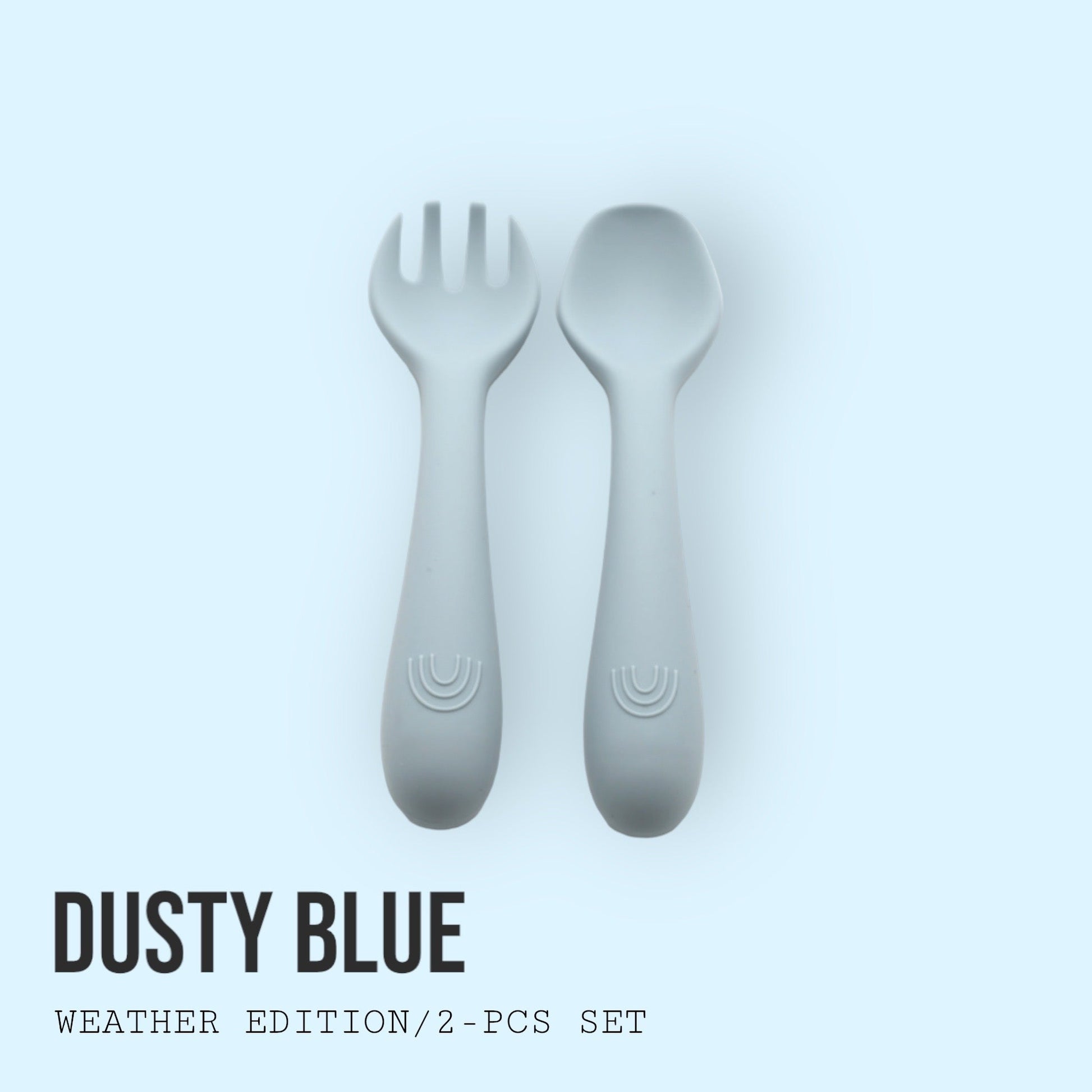 Platinum Silicone Cutlery Set - milktop