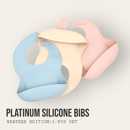 Platinum Silicone Baby Bib - milktop